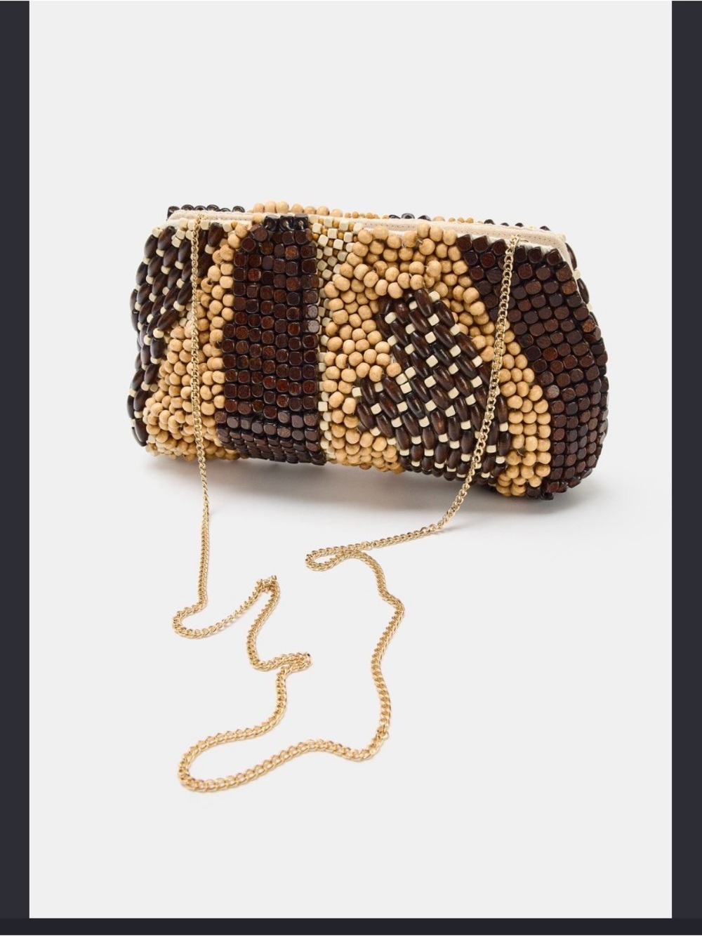 Zara beaded clutch